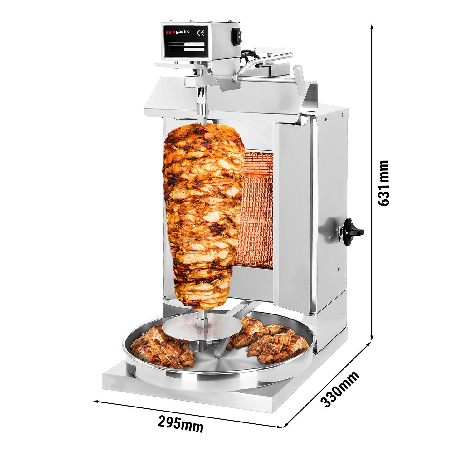 Kebab Grill 1 Burner / maximum 5 kg