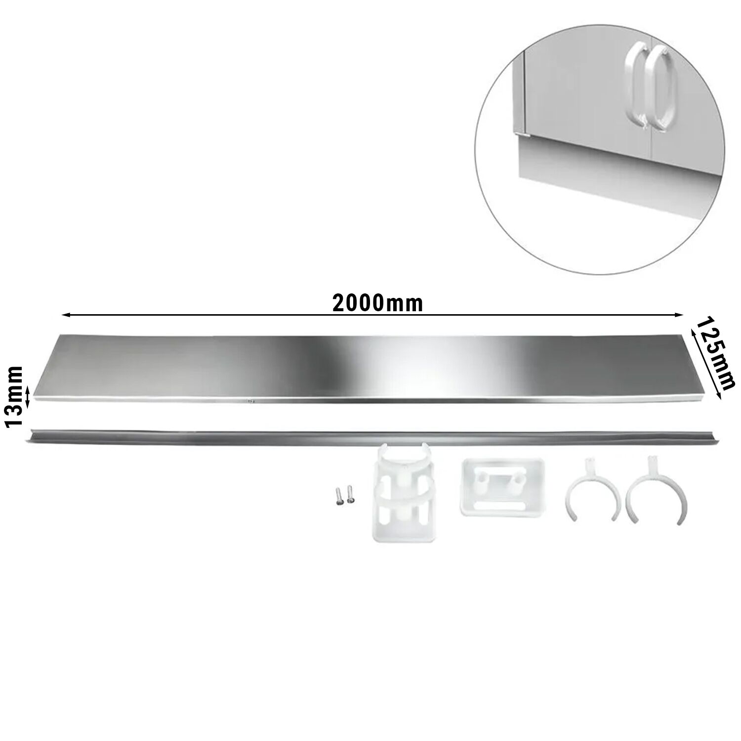 Stainless Steel Base Length: 2000mm