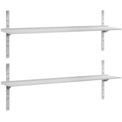 Wall shelves ECO - 2000x300mm - with 2 shelves