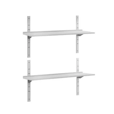 Wall shelves ECO - 1500x400mm - with 2 shelves