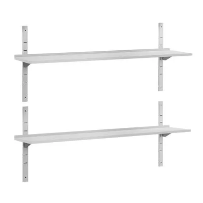 Wall shelves ECO - 1800x400mm - with 2 shelves